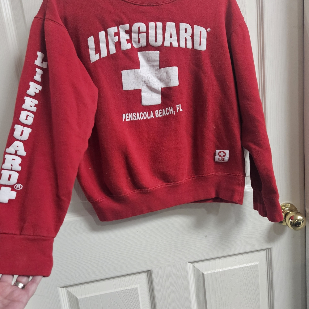 Red Lifeguard Sweatshirt